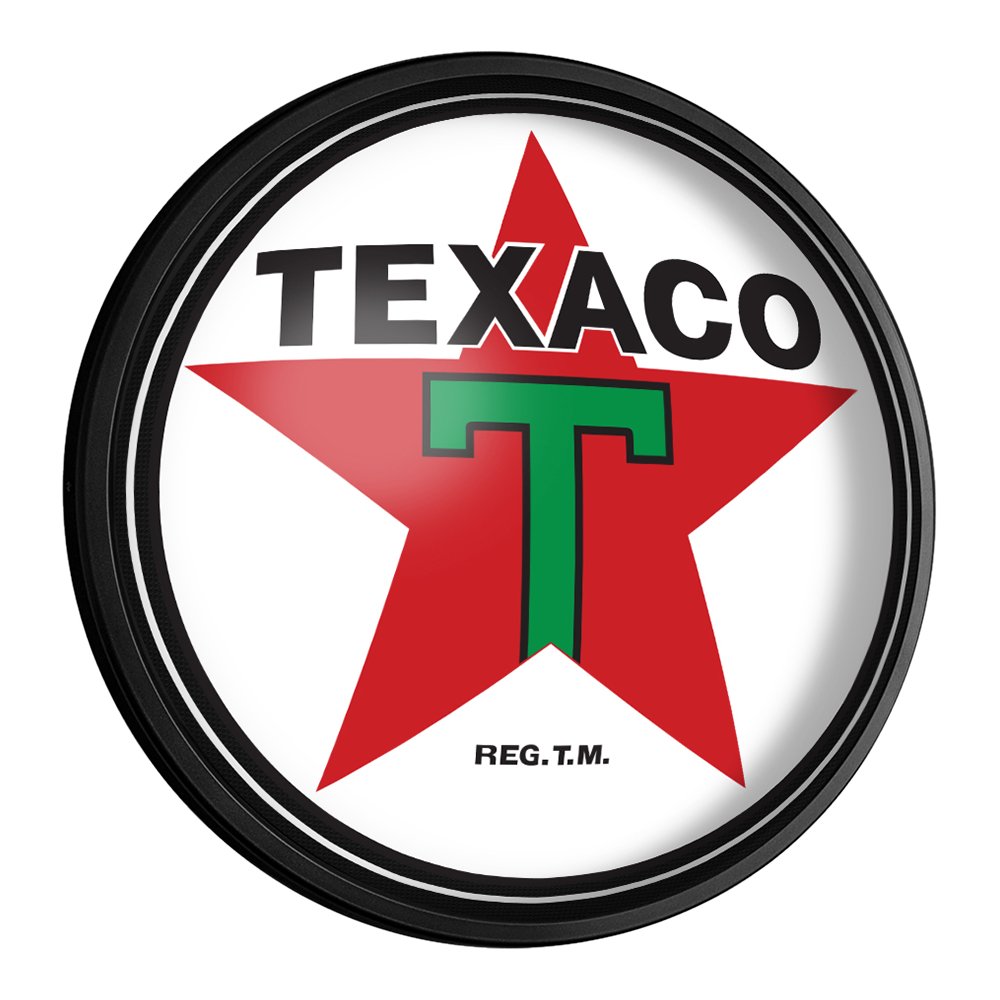 Texaco: Heritage - Round Slimline Lighted Wall Sign - The Fan-Brand