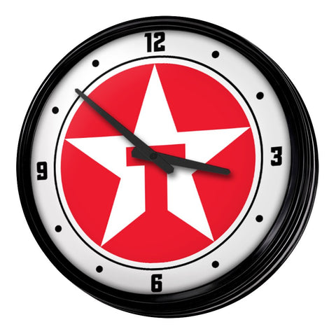 Texaco: Retro Lighted Wall Clock - The Fan-Brand