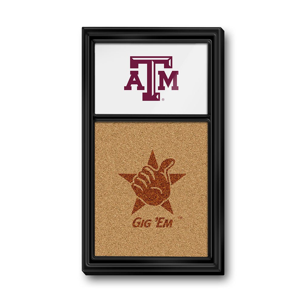 Texas A&M Aggies: Dual Logo - Cork Note Board - The Fan-Brand