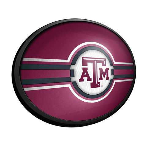Texas A&M Aggies: Oval Slimline Lighted Wall Sign - The Fan-Brand