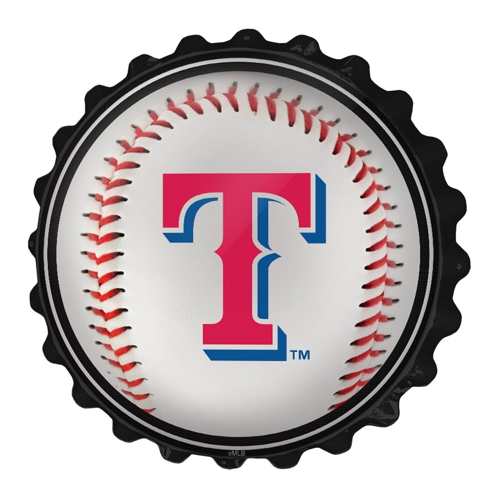 Texas Rangers: Baseball - Bottle Cap Wall Sign - The Fan-Brand