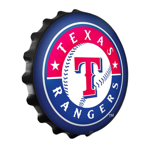 Texas Rangers: Bottle Cap Wall Sign - The Fan-Brand