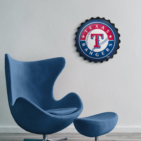 Texas Rangers: Bottle Cap Wall Sign - The Fan-Brand