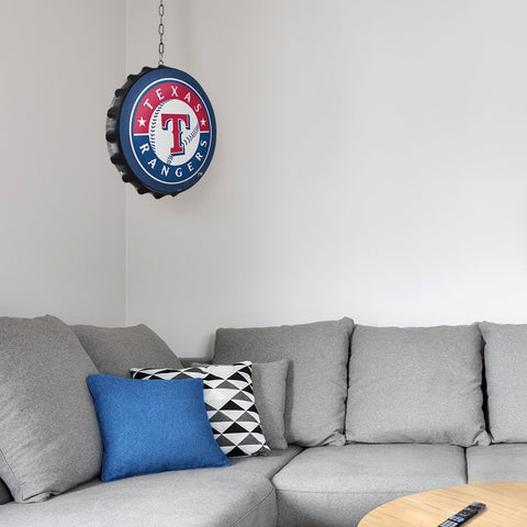 Texas Rangers: Double-Sided Bottle Cap Dangler - The Fan-Brand