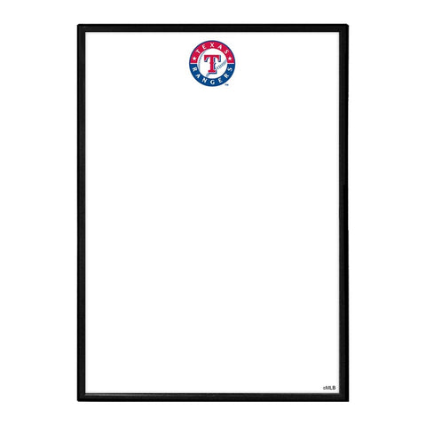 Texas Rangers: Framed Dry Erase Wall Sign - The Fan-Brand