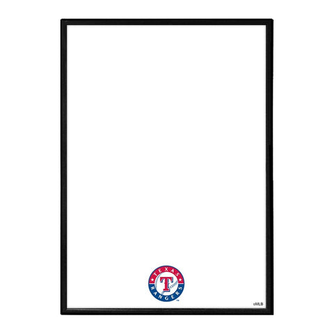 Texas Rangers: Framed Dry Erase Wall Sign - The Fan-Brand