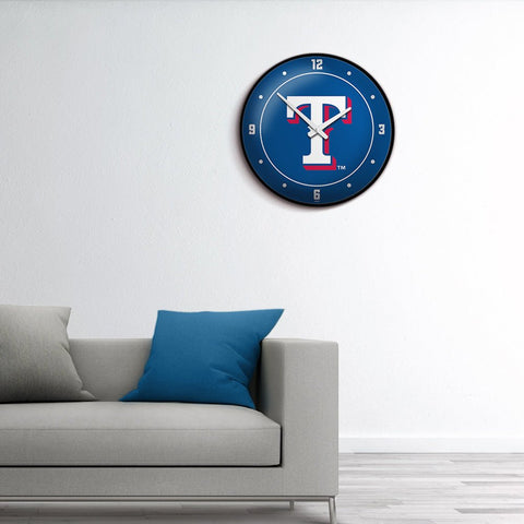 Texas Rangers: Logo - Modern Disc Wall Clock - The Fan-Brand