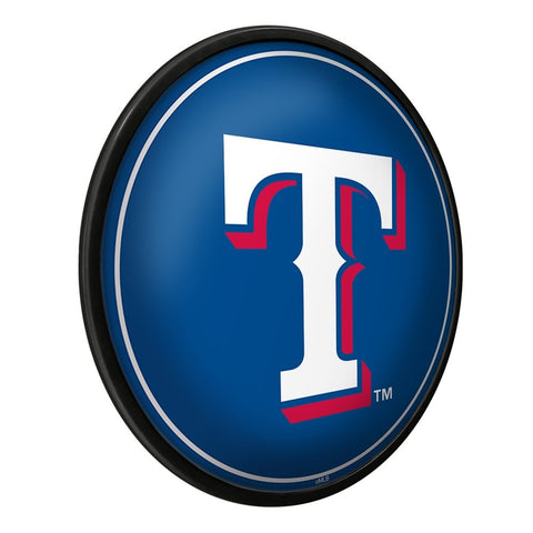 Texas Rangers: Logo - Modern Disc Wall Sign - The Fan-Brand