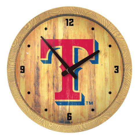 Texas Rangers: Logo - Weathered 