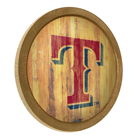 Texas Rangers: Logo - Weathered 