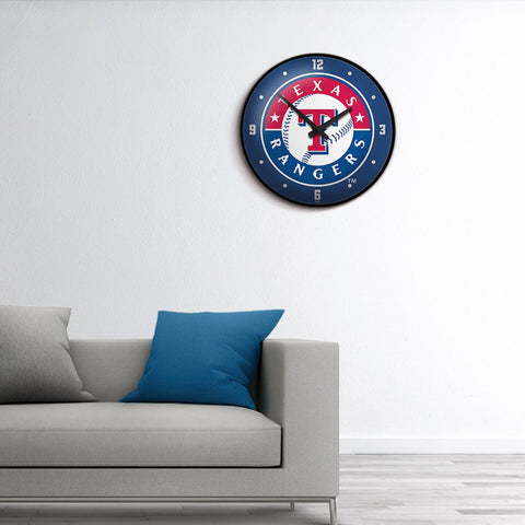 Texas Rangers: Modern Disc Wall Clock - The Fan-Brand