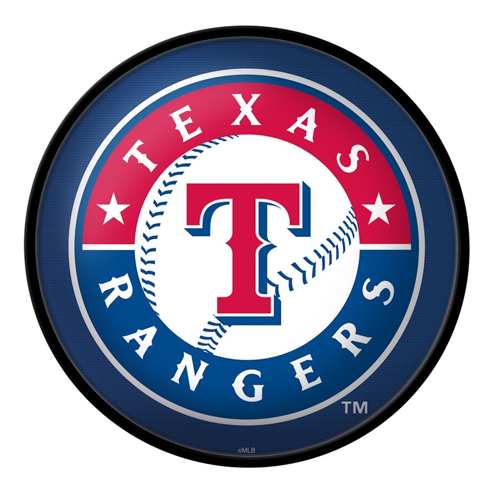 Texas Rangers: Modern Disc Wall Sign - The Fan-Brand