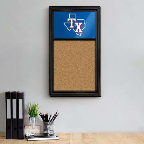 Texas Rangers: Texas - Cork Note Board - The Fan-Brand