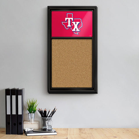 Texas Rangers: Texas - Cork Note Board - The Fan-Brand