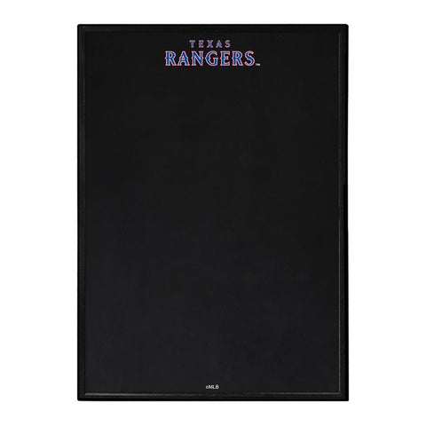 Texas Rangers: Wordmark - Framed Chalkboard - The Fan-Brand