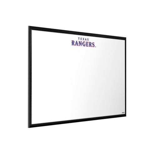 Texas Rangers: Wordmark - Framed Dry Erase Wall Sign - The Fan-Brand