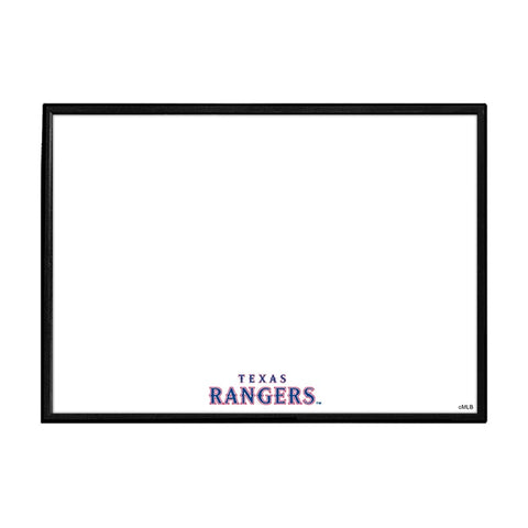 Texas Rangers: Wordmark - Framed Dry Erase Wall Sign - The Fan-Brand