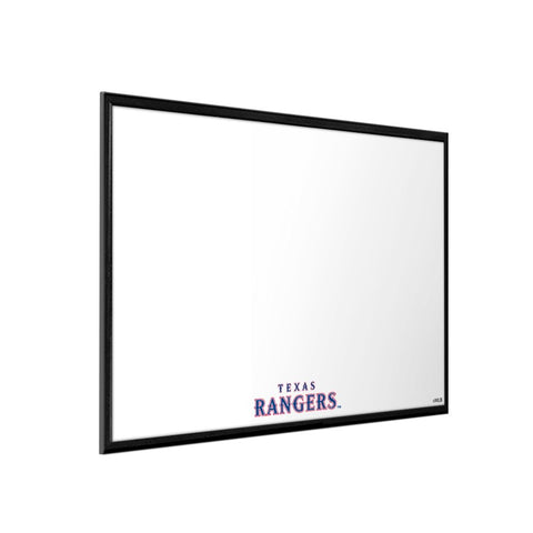 Texas Rangers: Wordmark - Framed Dry Erase Wall Sign - The Fan-Brand