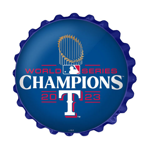 Texas Rangers: World Series Champs - Bottle Cap Wall Sign - The Fan-Brand