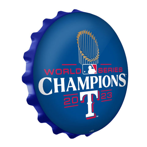 Texas Rangers: World Series Champs - Bottle Cap Wall Sign - The Fan-Brand