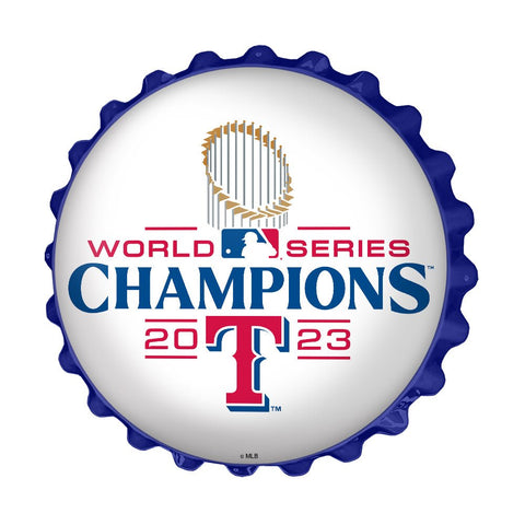 Texas Rangers: World Series Champs - Bottle Cap Wall Sign - The Fan-Brand