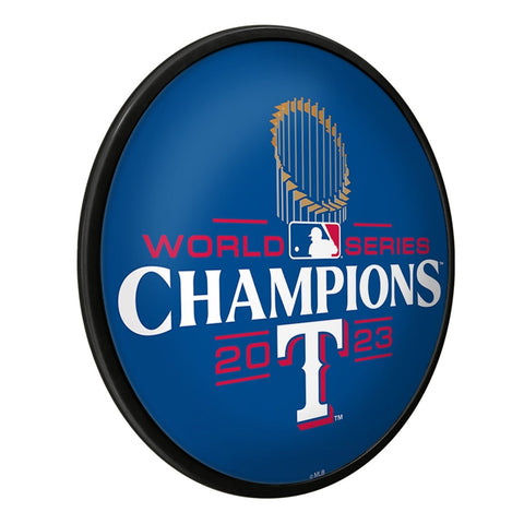 Texas Rangers: World Series Champs - Modern Disc Wall Sign - The Fan-Brand