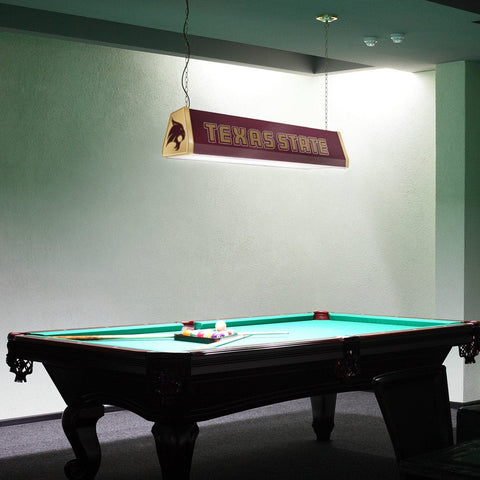 Texas State Bobcats: Standard Pool Table Light - The Fan-Brand