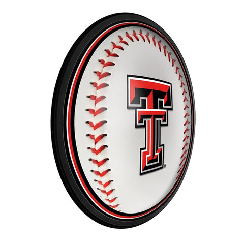 Texas Tech Red Raiders: Baseball - Slimline Lighted Wall Sign - The Fan-Brand