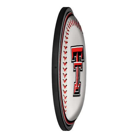Texas Tech Red Raiders: Baseball - Slimline Lighted Wall Sign - The Fan-Brand