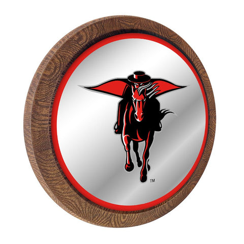Texas Tech Red Raiders: Mascot - Mirrored Barrel Top Mirrored Wall Sign - The Fan-Brand
