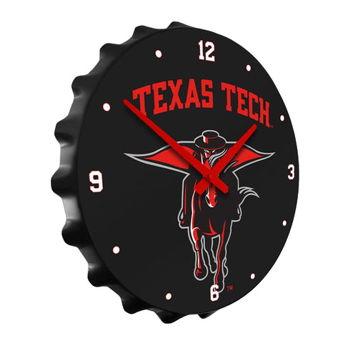Texas Tech Red Raiders: Masked Rider - Bottle Cap Wall Clock - The Fan-Brand