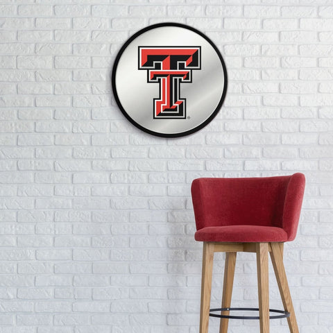 Texas Tech Red Raiders: Modern Disc Mirrored Wall Sign - The Fan-Brand