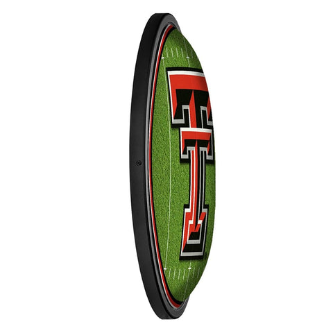 Texas Tech Red Raiders: On the 50 - Slimline Lighted Wall Sign - The Fan-Brand