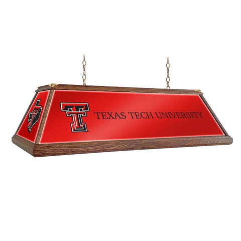 Texas Tech Red Raiders: Premium Wood Pool Table Light - The Fan-Brand