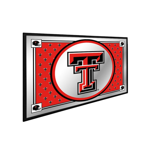 Texas Tech Red Raiders: Team Spirit - Framed Mirrored Wall Sign - The Fan-Brand