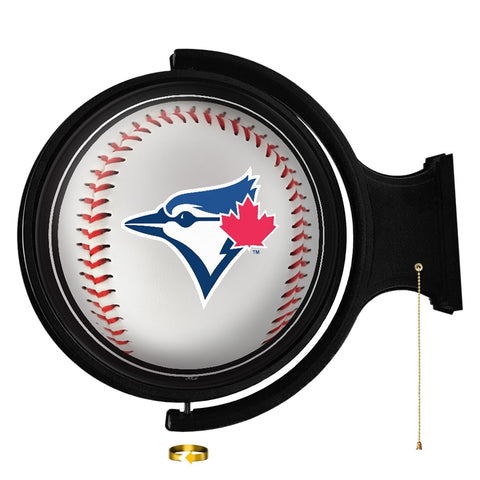 Toronto Blue Jays: Baseball - Original Round Rotating Lighted Wall Sign - The Fan-Brand