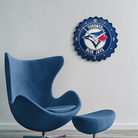 Toronto Blue Jays: Bottle Cap Wall Clock - The Fan-Brand