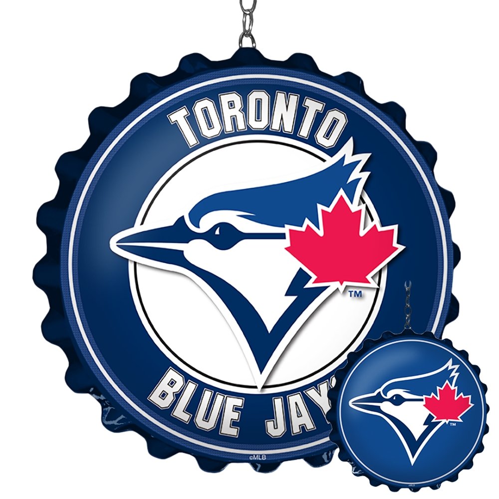 Toronto Blue Jays: Double-Sided Bottle Cap Dangler - The Fan-Brand