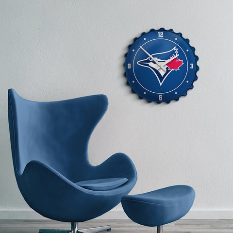 Toronto Blue Jays: Logo - Bottle Cap Wall Clock - The Fan-Brand