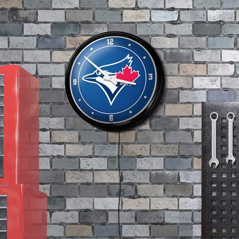 Toronto Blue Jays: Logo - Retro Lighted Wall Clock - The Fan-Brand