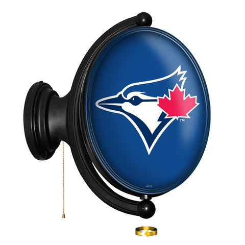 Toronto Blue Jays: Original Oval Rotating Lighted Wall Sign - The Fan-Brand
