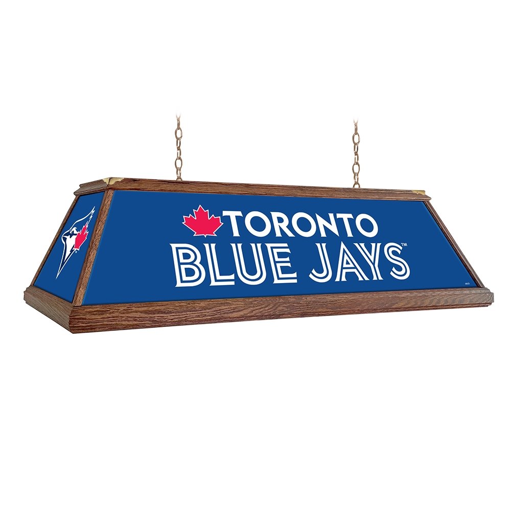 Toronto Blue Jays: Premium Wood Pool Table Light - The Fan-Brand