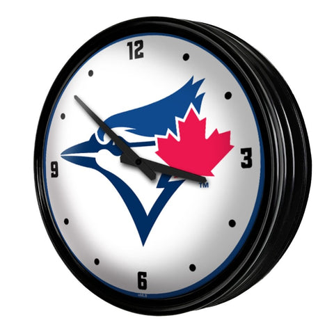 Toronto Blue Jays: Retro Lighted Wall Clock - The Fan-Brand