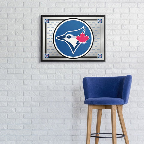 Toronto Blue Jays: Team Spirit - Framed Mirrored Wall Sign - The Fan-Brand