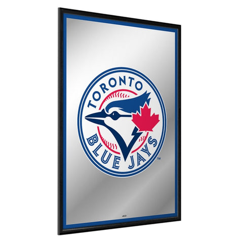 Toronto Blue Jays: Vertical Framed Mirrored Wall Sign - The Fan-Brand