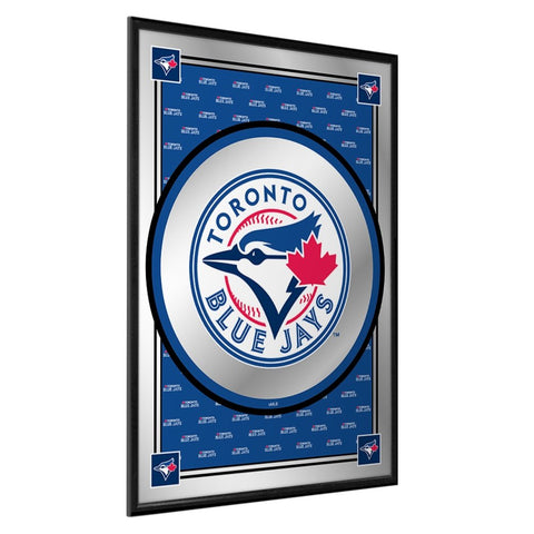 Toronto Blue Jays: Vertical Team Spirit - Framed Mirrored Wall Sign - The Fan-Brand