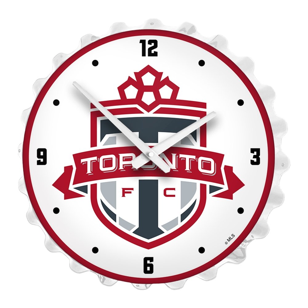 Toronto FC: Bottle Cap Lighted Wall Clock - The Fan-Brand