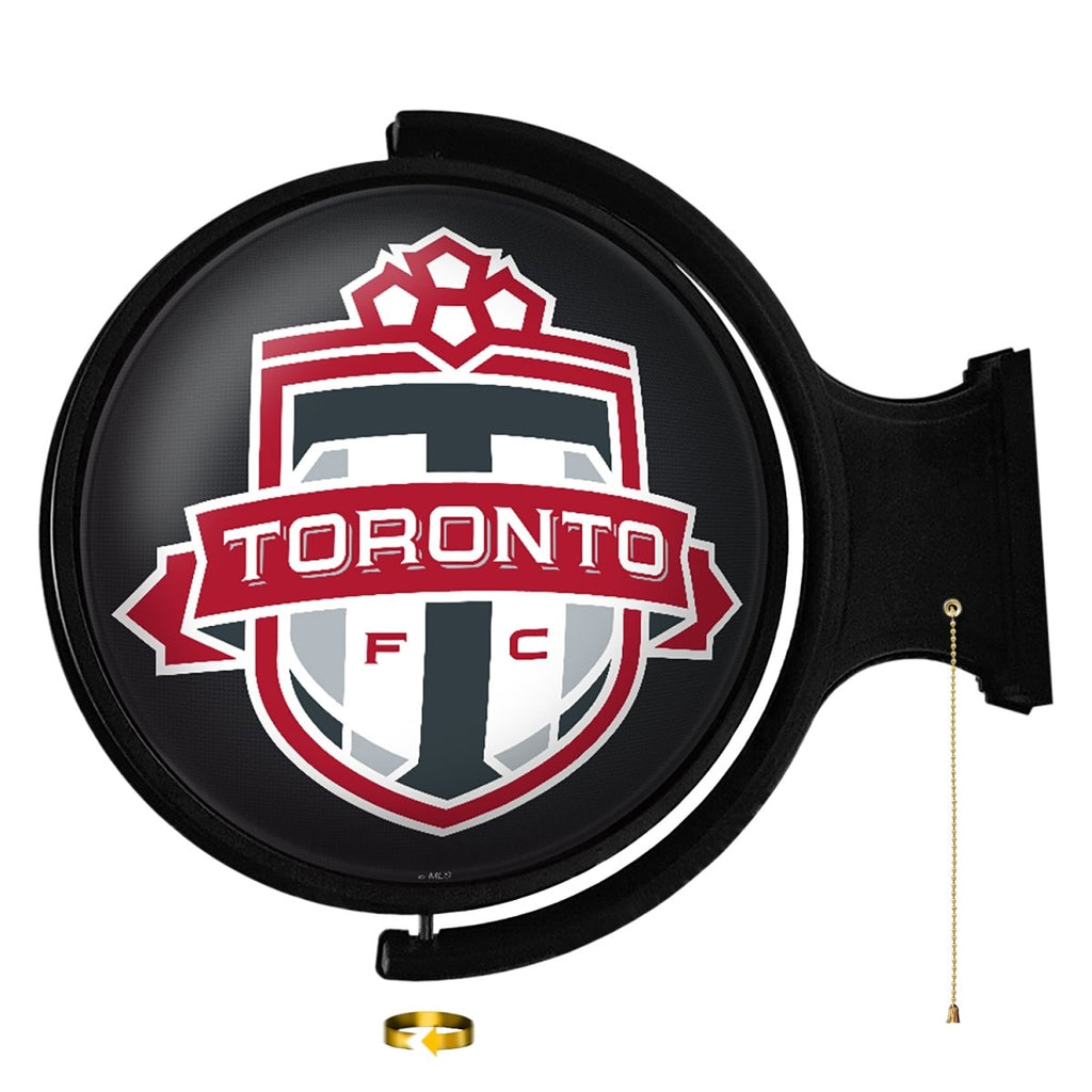 Toronto FC: Original Round Rotating Lighted Wall Sign - The Fan-Brand