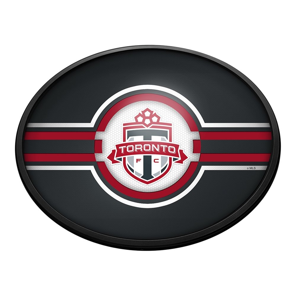 Toronto FC: Oval Slimline Lighted Wall Sign - The Fan-Brand