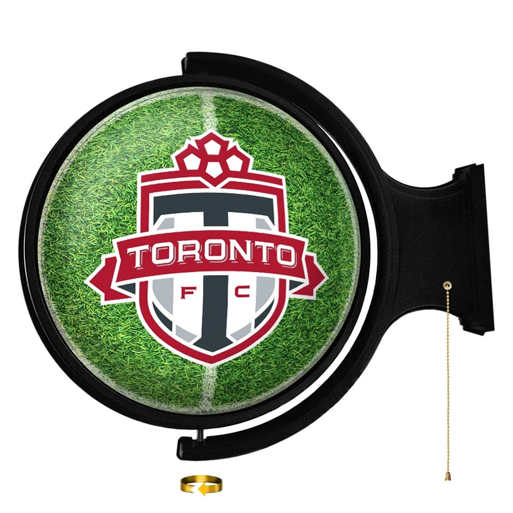 Toronto FC: Pitch - Original Round Rotating Lighted Wall Sign - The Fan-Brand